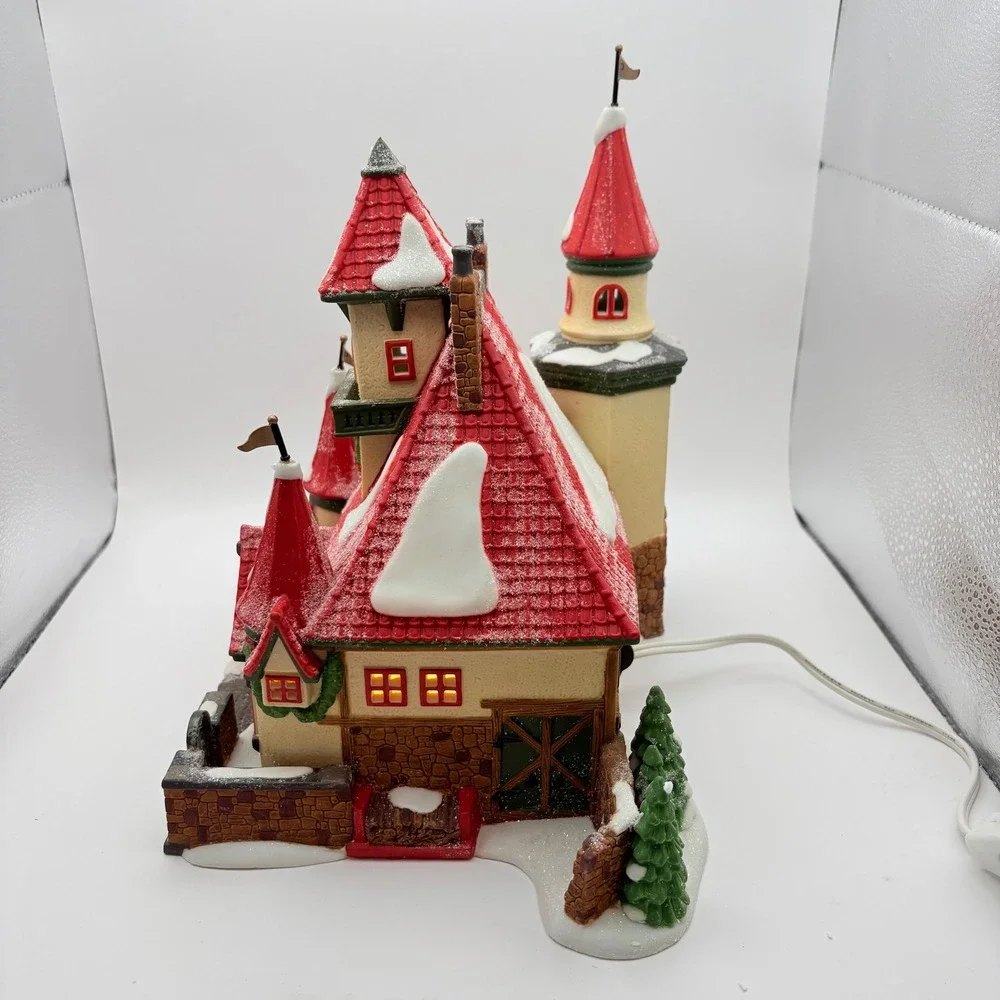Department 56 North Pole Series Route 1 North Pole Home of Mr. & Mrs. Claus